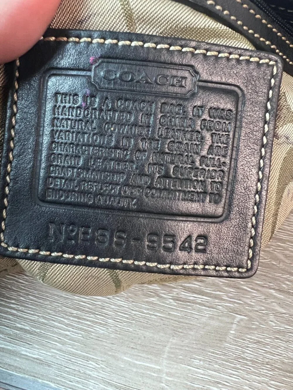 Coach Soho Hobo 9542 Shoulder bag Handbag Black Leather